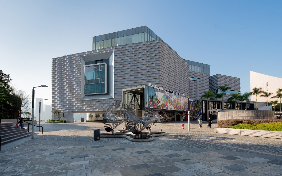 Honkongo meno muziejaus fasado atnaujinimas moduliniais sprendimais