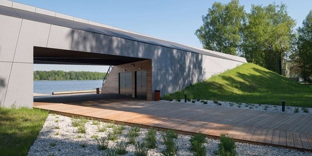 MOSM Canoe Centre with EQUITONE, finalist Building of the Year 2021 