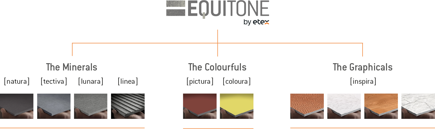 EQUITONE product family tree