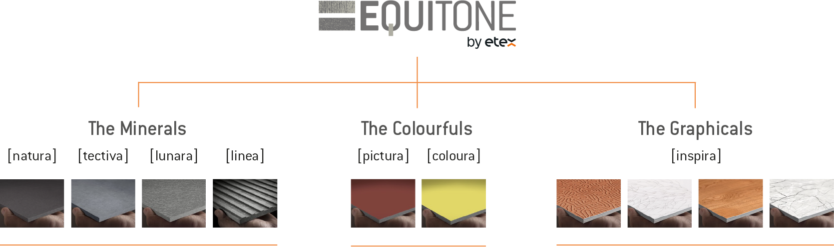 EQUITONE product family tree