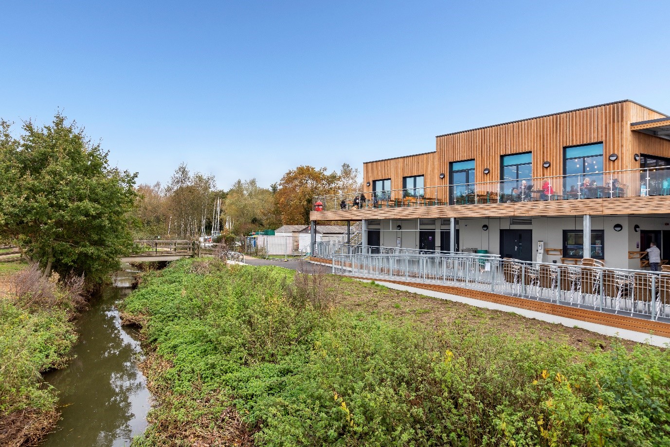 Dinton Pastures Activity Centre with rainscreen cladding Wokingham, Photography © biztour.co.uk.jpg