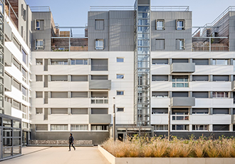 Schéma du système de façade ventilée