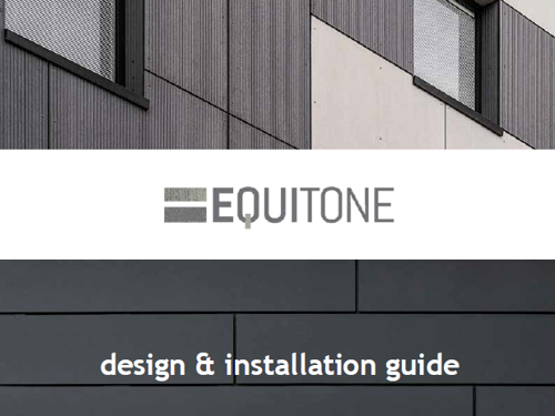 EQUITONE with concealed fix