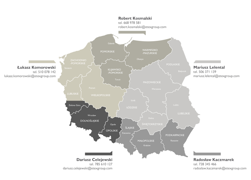 Mapa Przedstawicieli