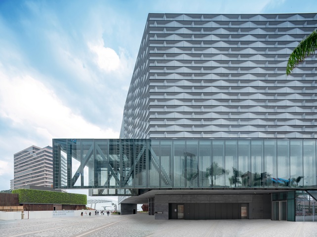 3D Modular Facade Reclad with EQUITONE for the Hong Kong Museum of Art 