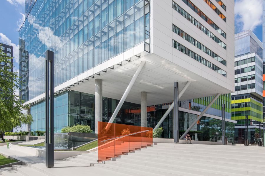 Green Court, clădire de birouri, București, EQUITONE [tectiva] TE90