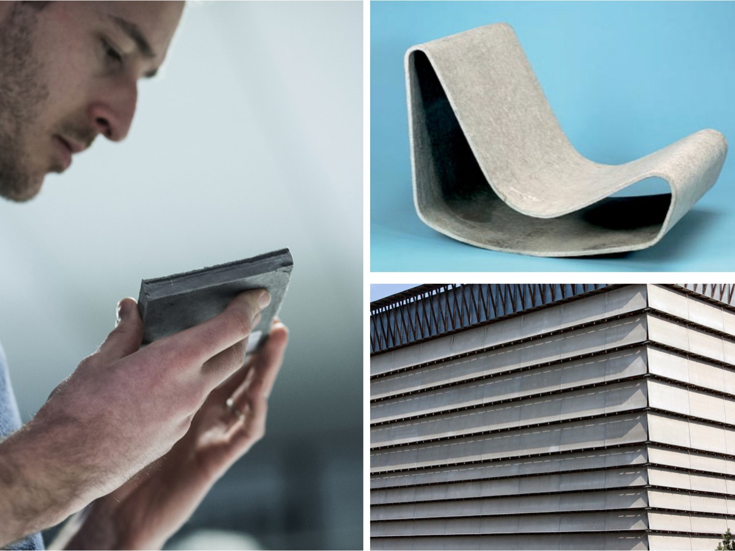 Šķiedru cementa elastība un tās dažādie pielietojumi, izmantojot futūristiska krēsla piemēru