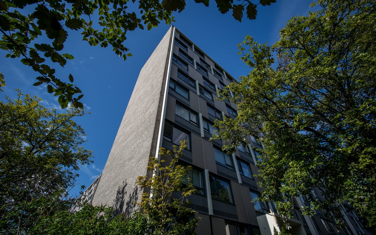 Blocul de apartamente ACA din Utrecht-Overvecht