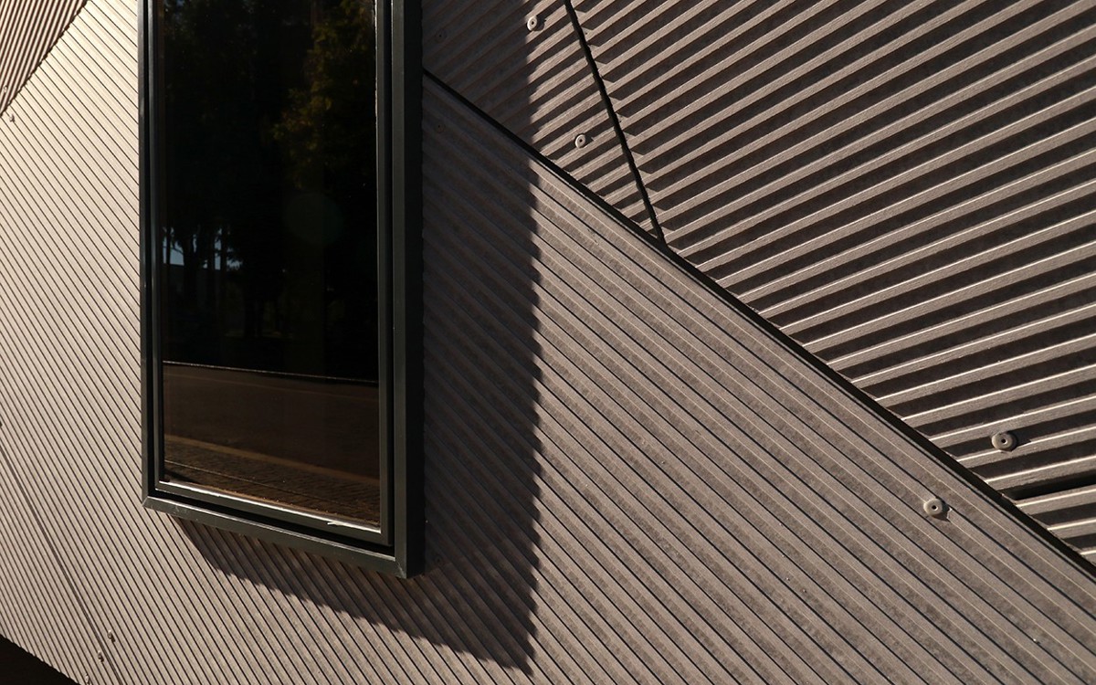 Painel Fachada ventilada 3D Equitone linea LT20