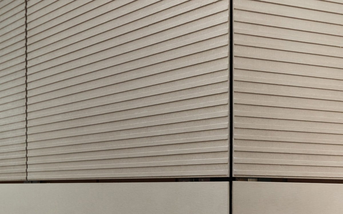 Painel Fachada ventilada 3D Equitone linea LT60