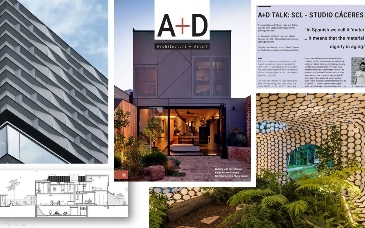 Publicação A+D Magazine Fibrocimento Fachadas Equitone