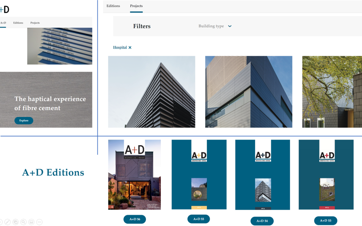 Publicação A+D Fachadas fibrocimento Equitone etex