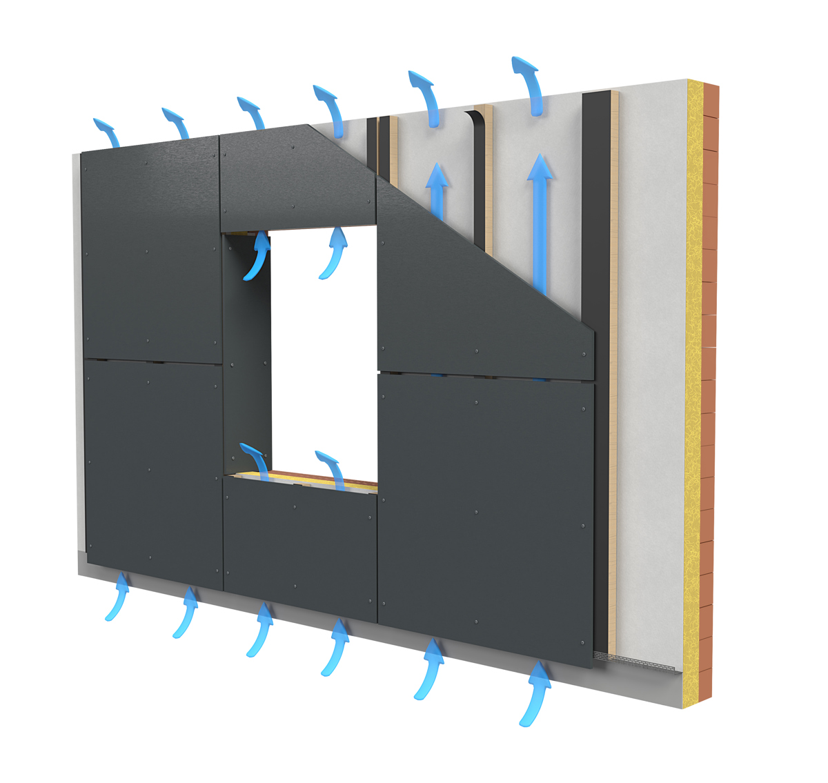 Façade ventilée EQUITONE 