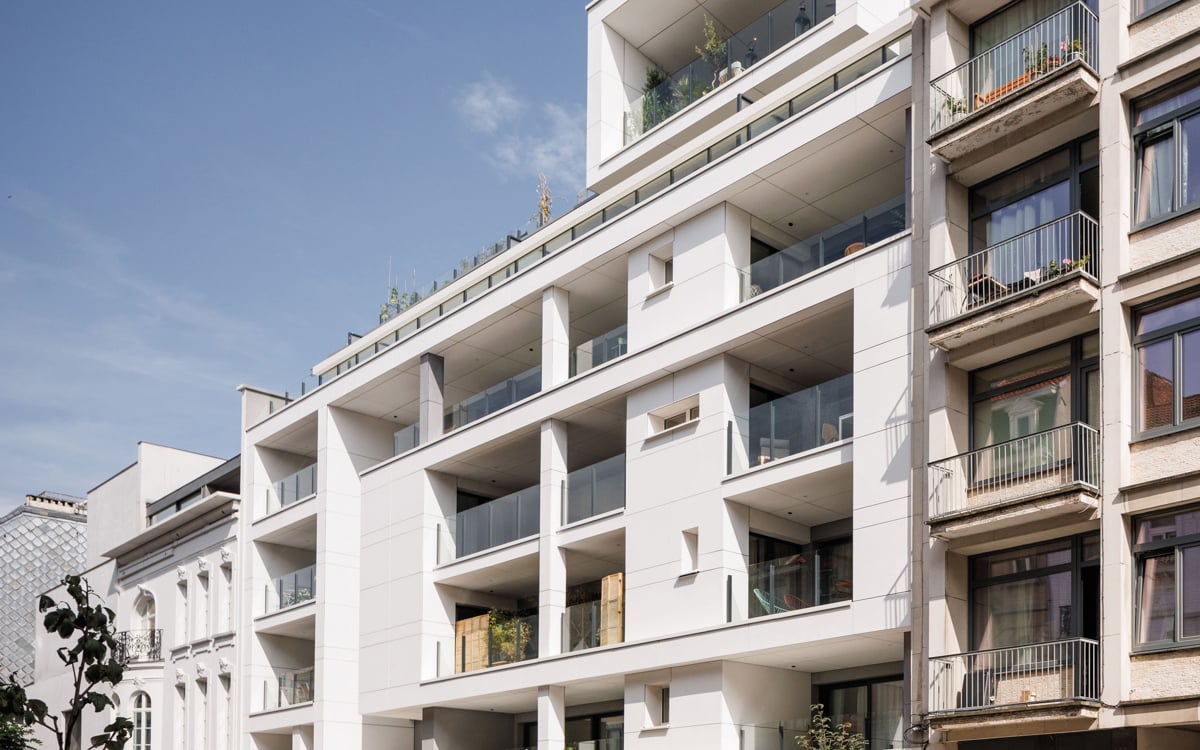 Rénovation lourde de l’immeuble en appartements Balmoral à Bruxelles
