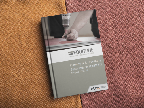 Systemdach mit EQUITONE Mockup