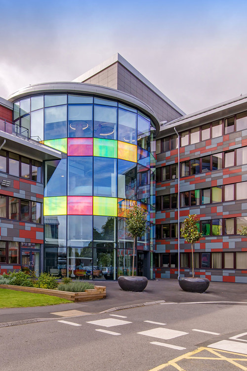 Reclad of the Office of National Statistics in Newport, UK.