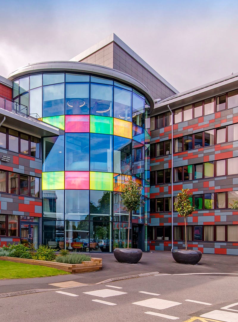 Reclad of the Office of National Statistics in Newport, South Wales.