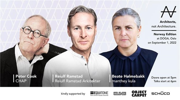 Architects not Architecture i Oslo 1. september 2022