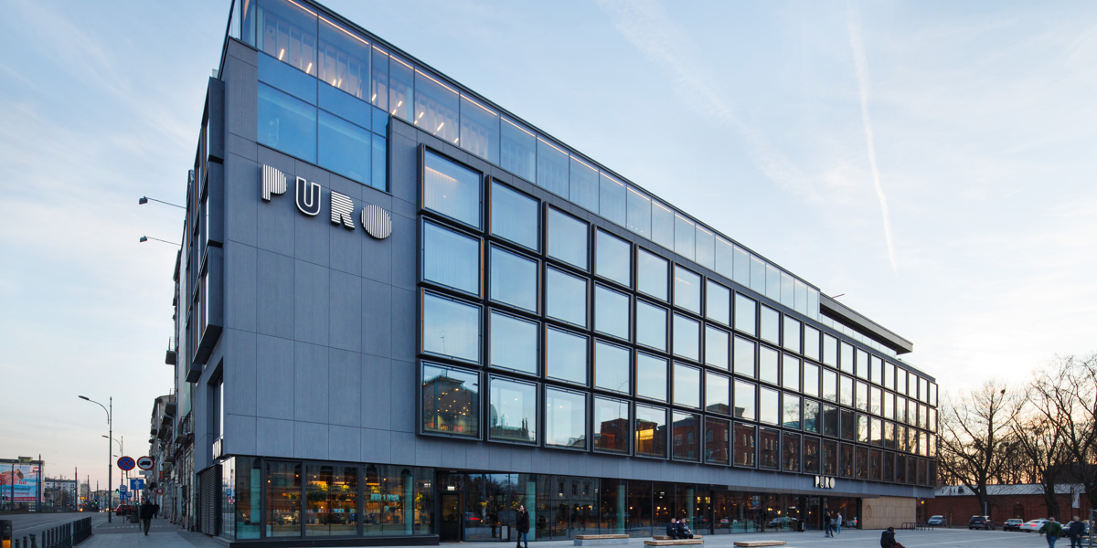 Hotel Puro Lódź - elewacja EQUITONE