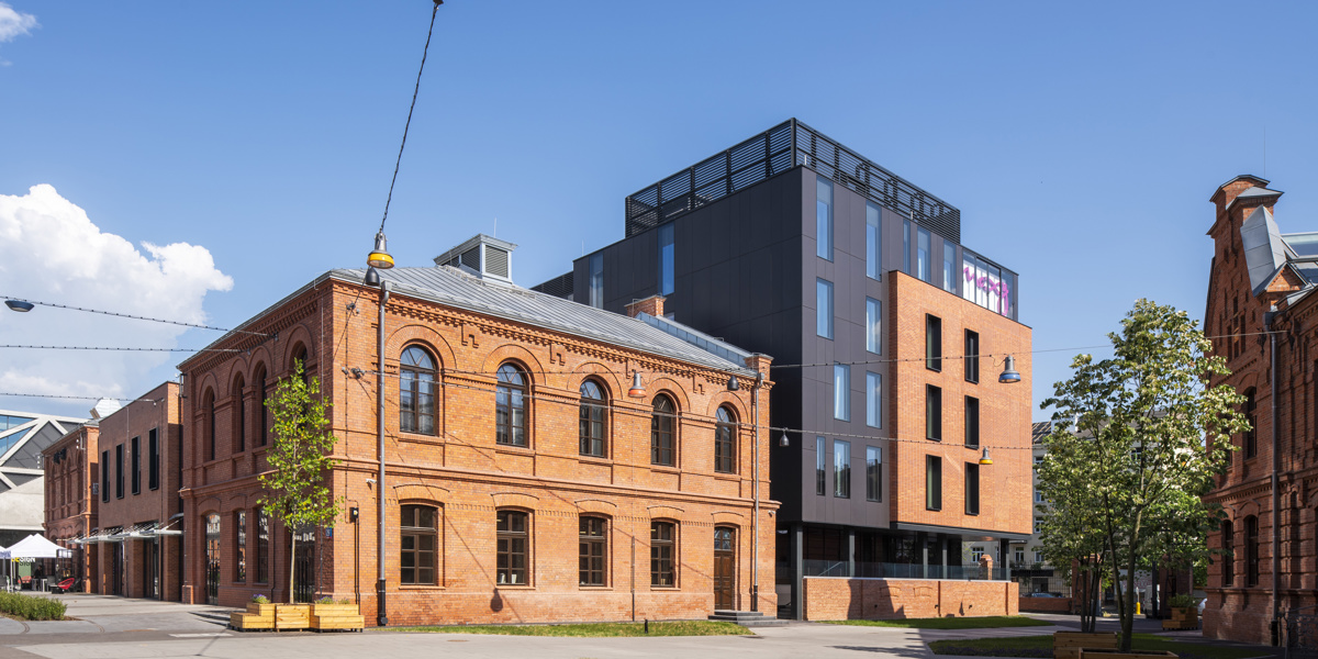 Centrum Praskie Koneser Waszawa - elewacje EQUITONE