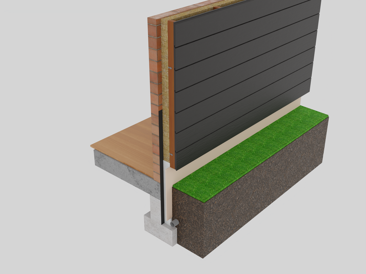 Eter-Board HD comme plaque de soubassement